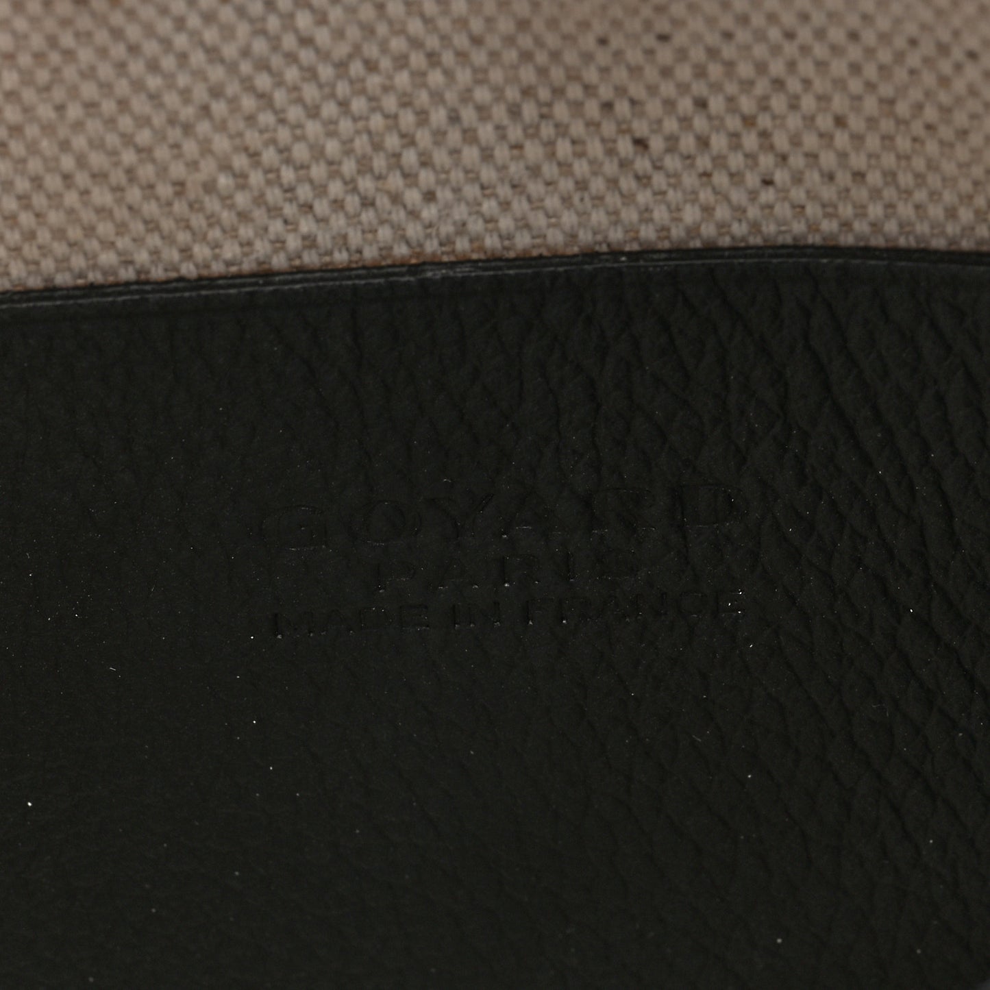 Goyardine Plumet Wallet Clutch Black