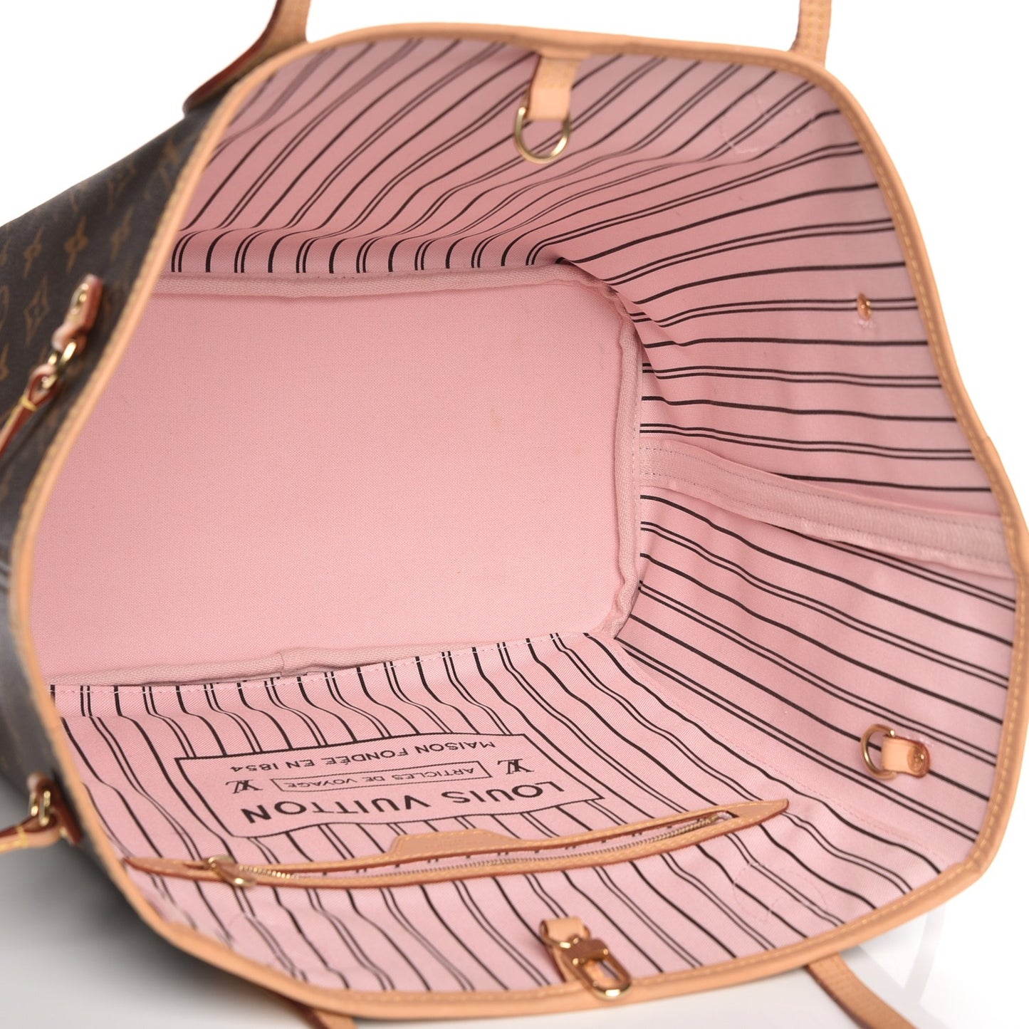 Monogram Neo Neverfull MM Rose Ballerine