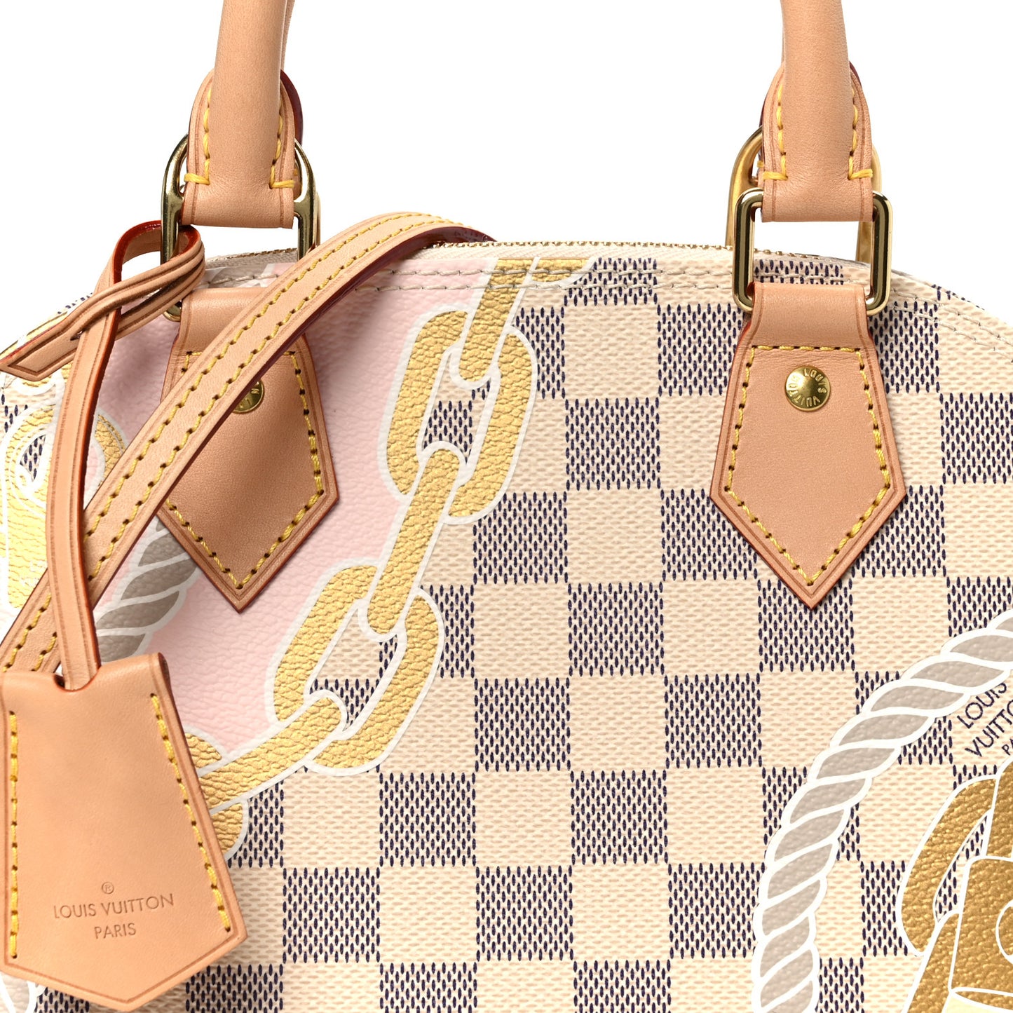 Damier Azur Nautical Alma BB
