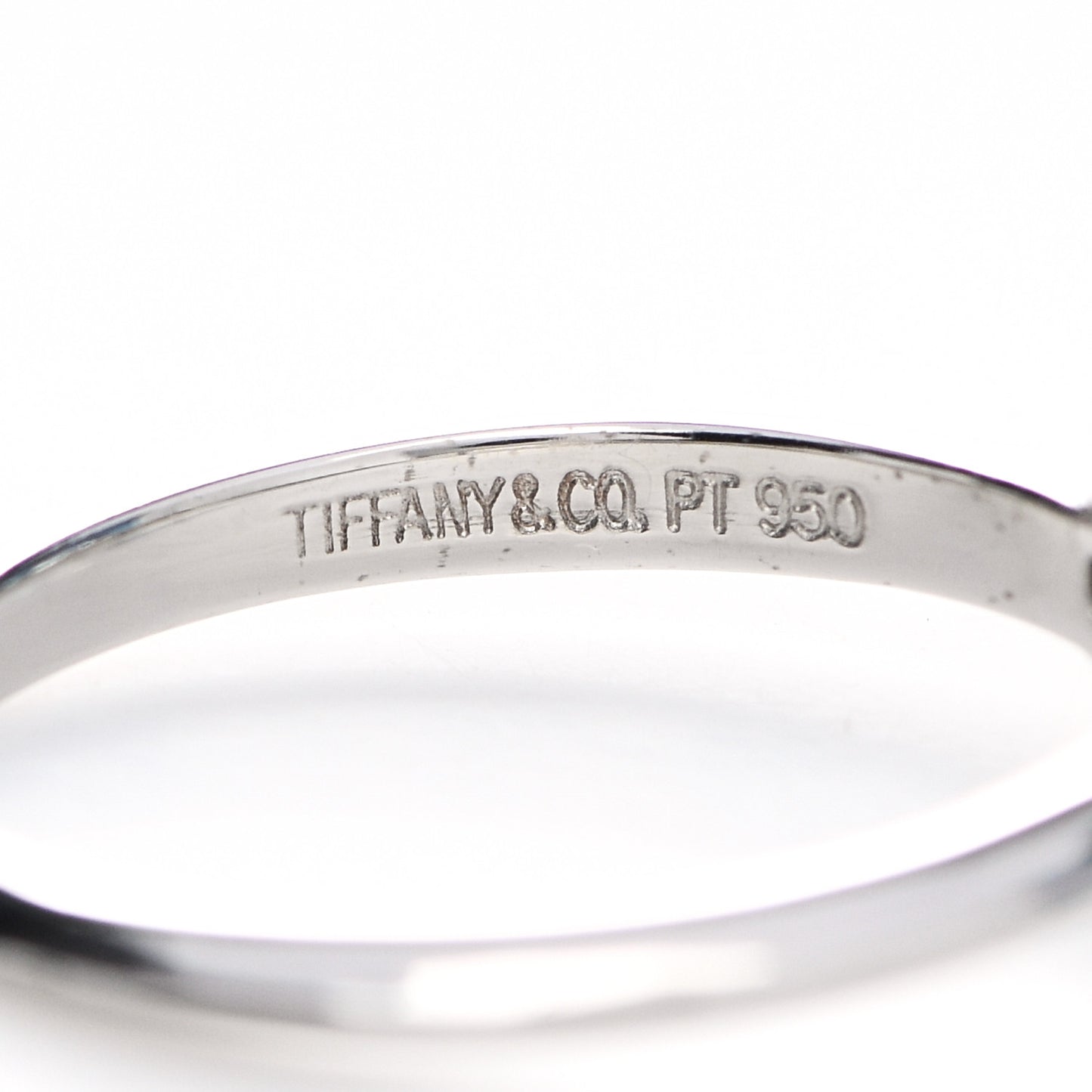 Platinum Diamond .36ct Solitaire Engagement Ring 50 5.25