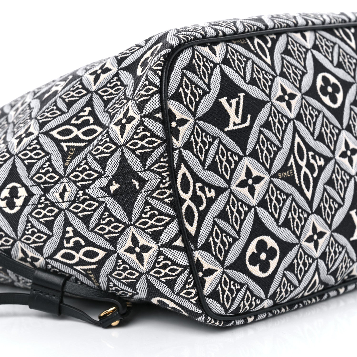 Louis Vuitton Jacquard Since 1854 Neverfull MM Grey 9 of 11