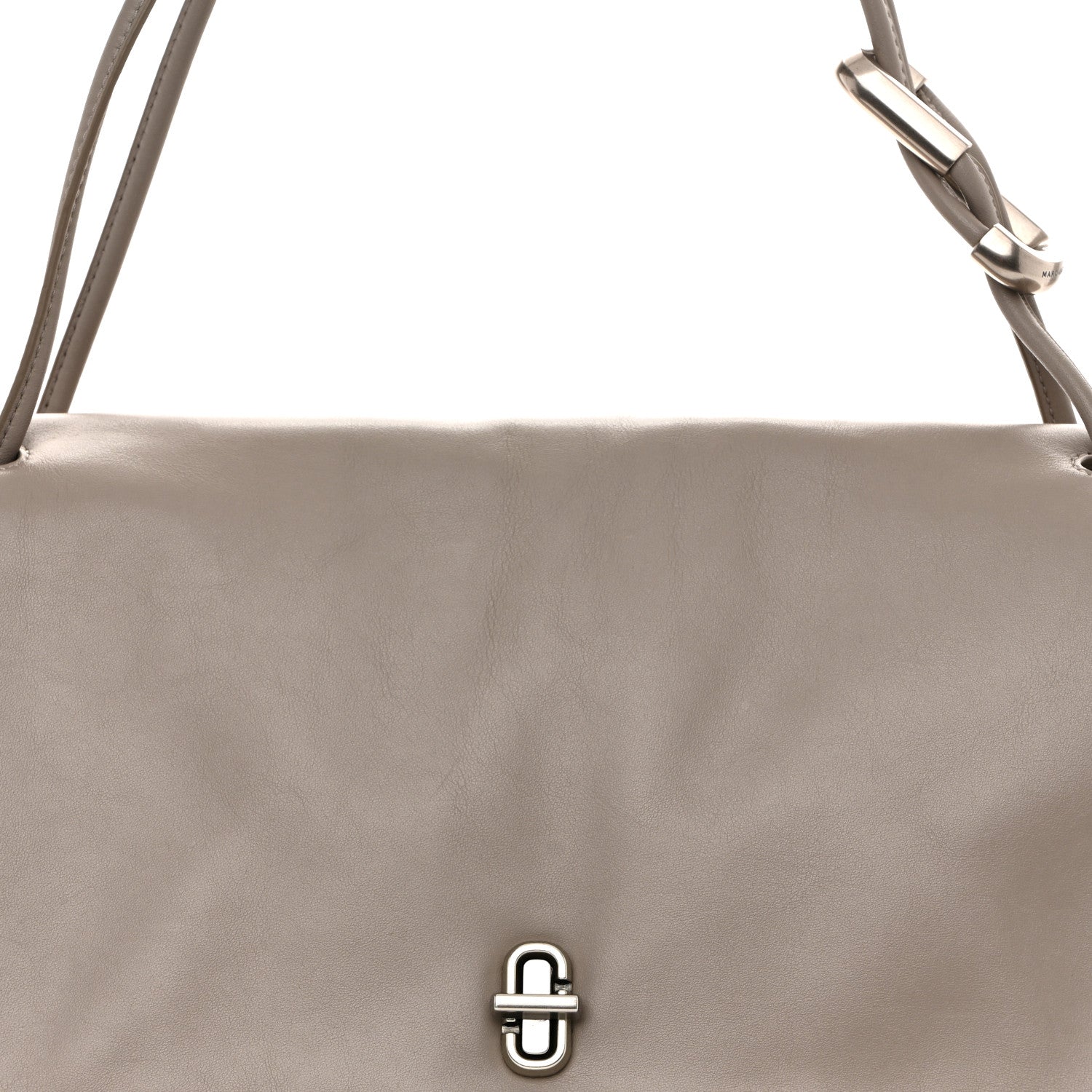 Marc Jacobs Calfskin Large Dual Shoulder Bag Cement 9 of 12