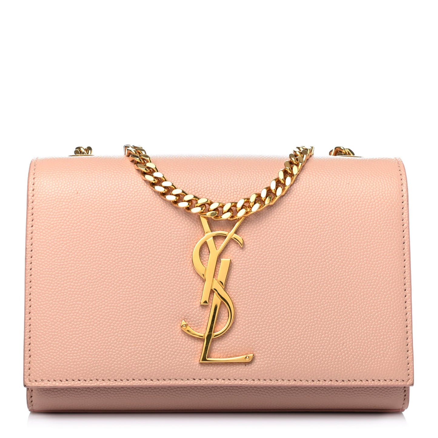 Grain De Poudre Small Monogram Kate Satchel Pale Blush