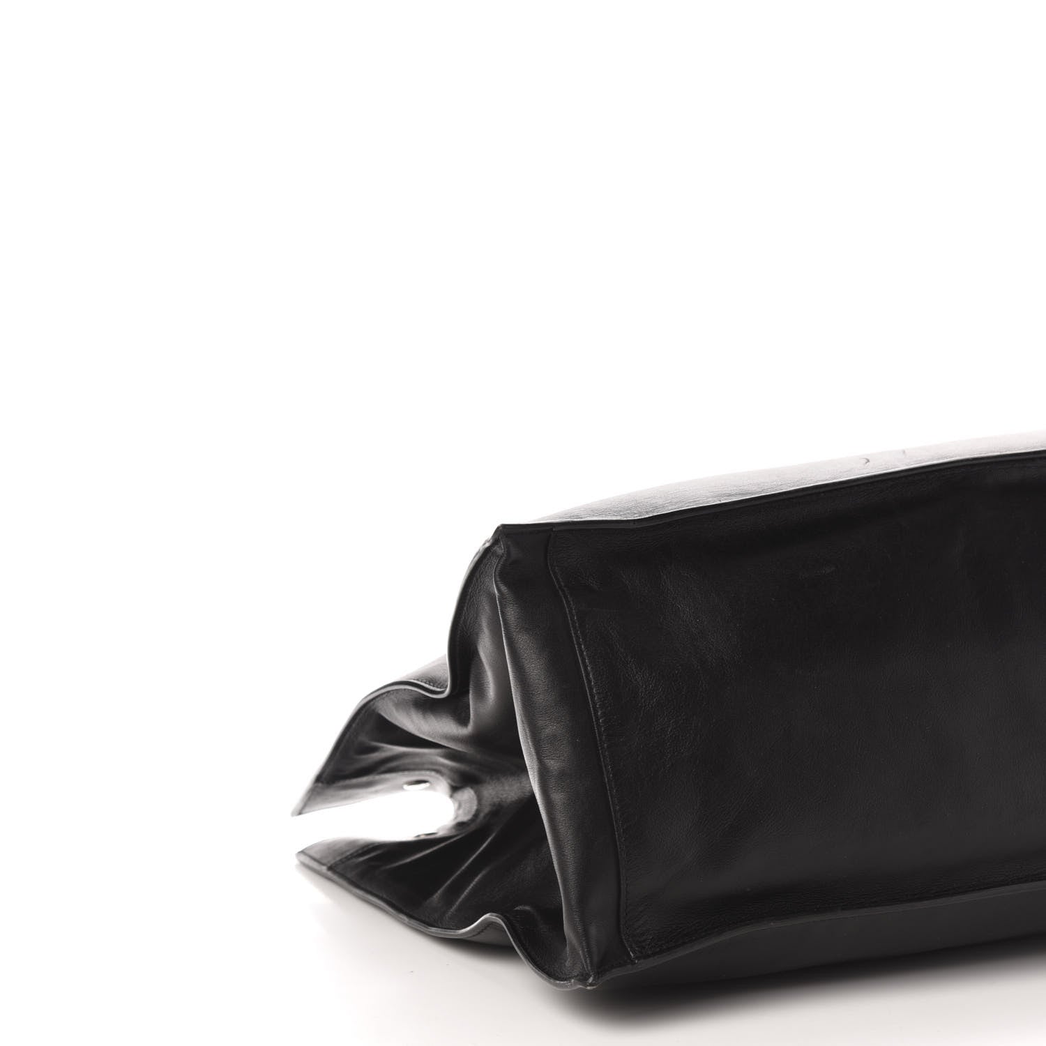 Saint Laurent Vitello Rive Gauche Large Tote Black 8 of 10