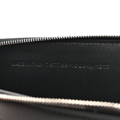 Balenciaga Textured Calfskin Passport Phone Holder Black 7 of 11