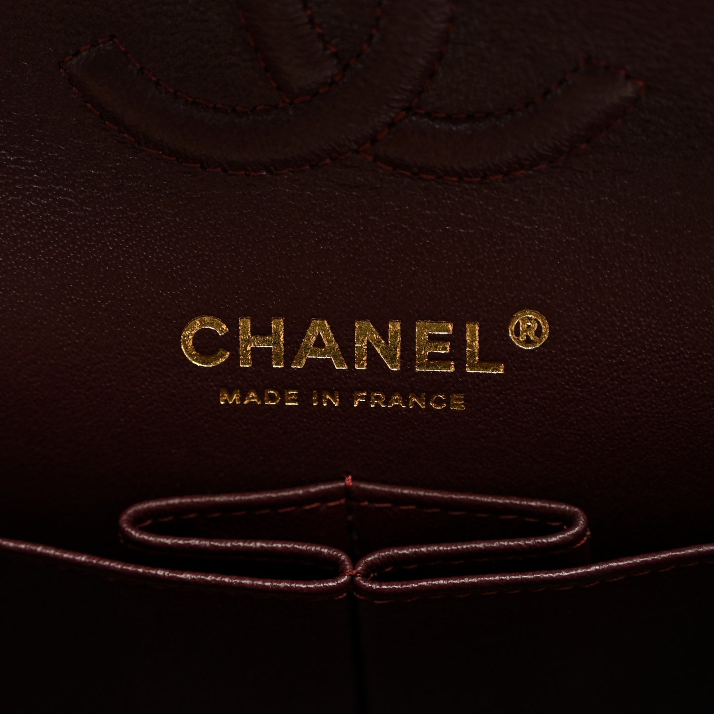 Lambskin Quilted Small Double Flap Black
