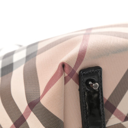 Burberry Nova Check Large Nickie Tote Black 13 of 16