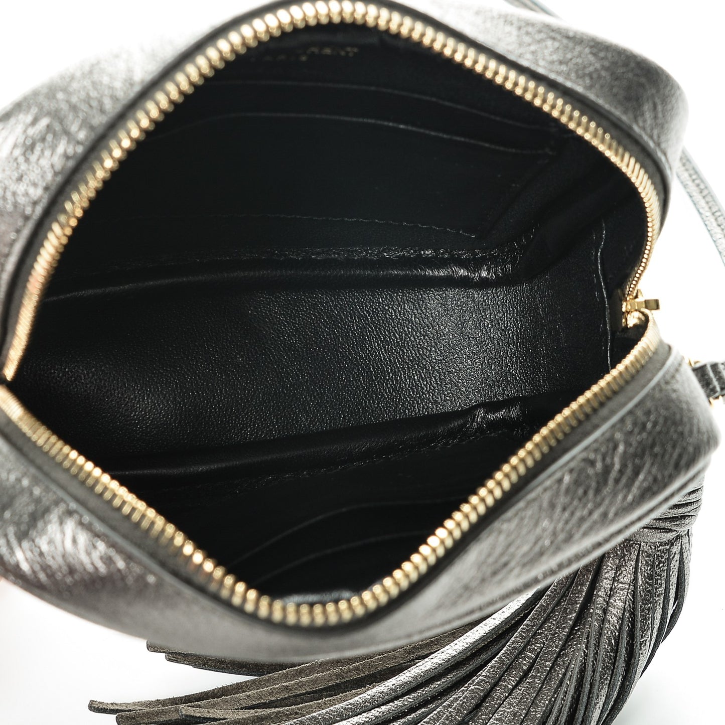 Metallic Calfskin Monogram Blogger Bag Lapis Nero