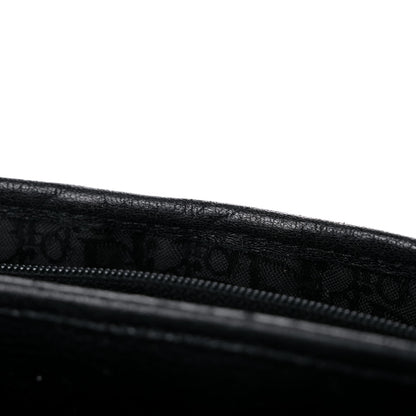 Christian Dior Calfskin Saddle Bag Black 15 of 25