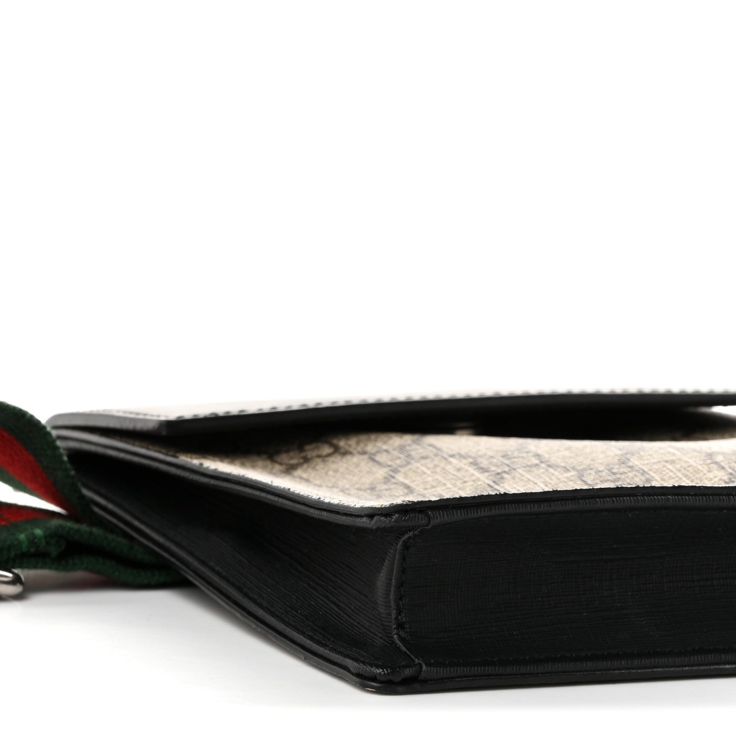 Gucci GG Supreme Monogram Web Belt Bag Black 9 of 11