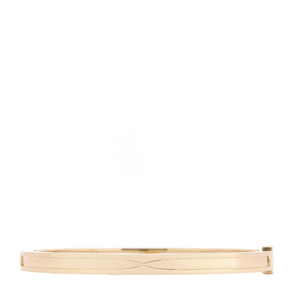 Bulgari 18K Yellow Gold Narrow B.Zero1 Bangle Bracelet ML 2 of 4