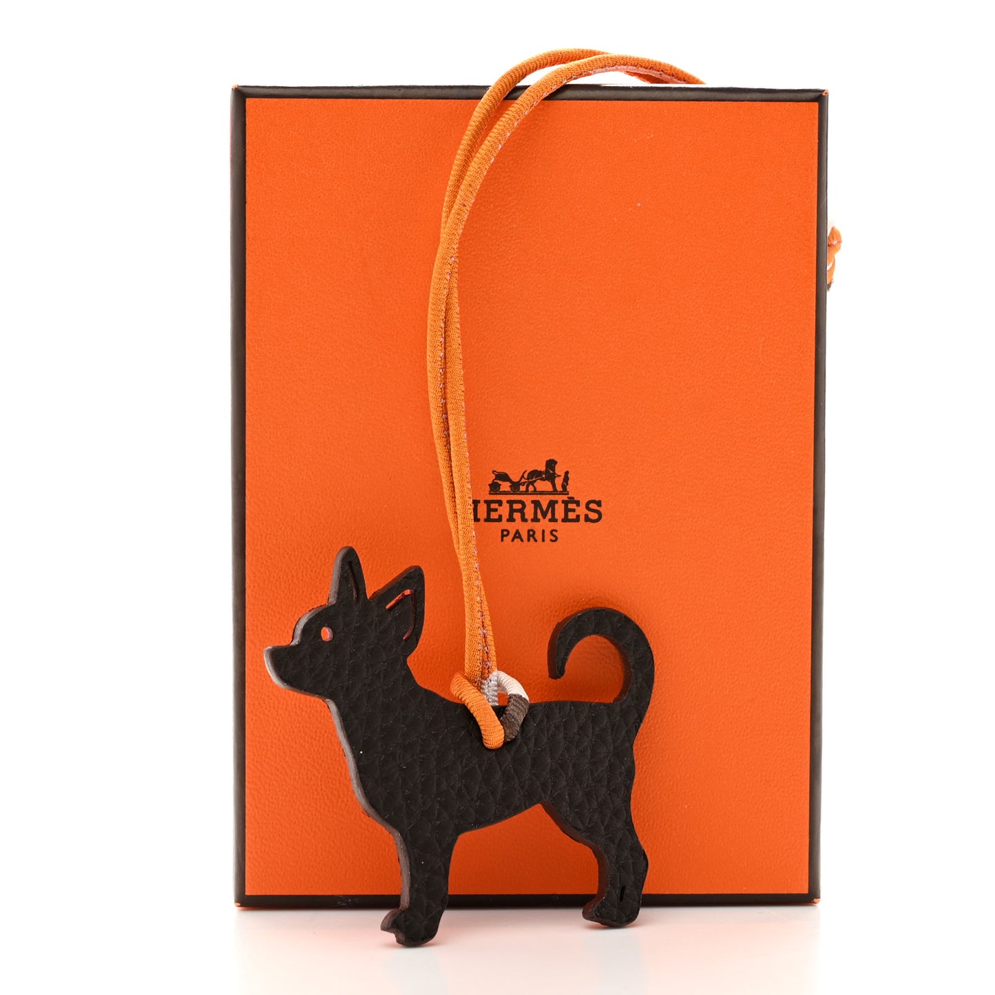 Togo Chevre Petit H Chihuahua Bag Charm