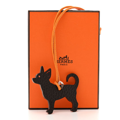 Hermes Togo Chevre Petit H Chihuahua Bag Charm 4 of 4