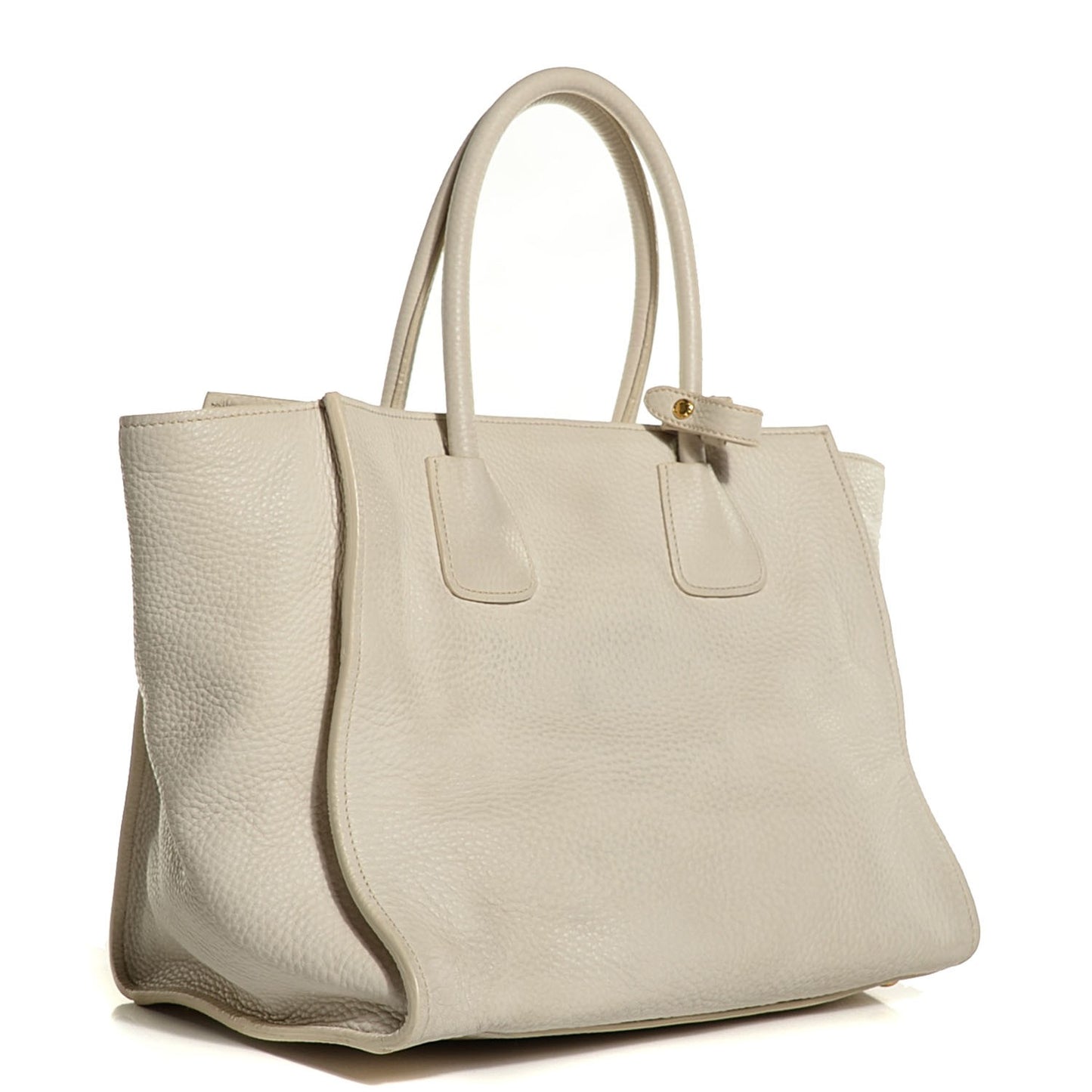 Vitello Daino Shopping Tote Talco