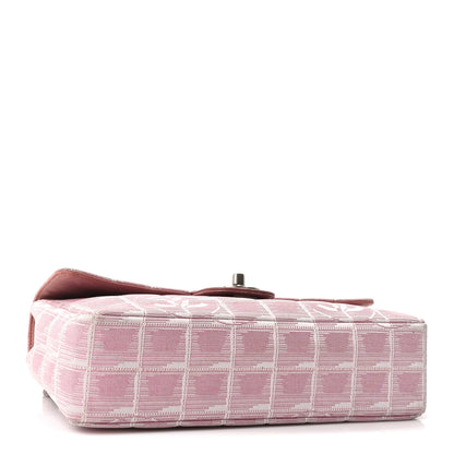 Chanel Nylon Medium Travel Flap Pink 3 of 9