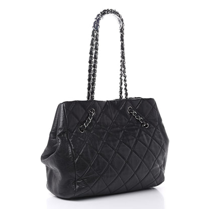 Chanel Soft Caviar Quilted Large Cells Tote Black 3 of 13