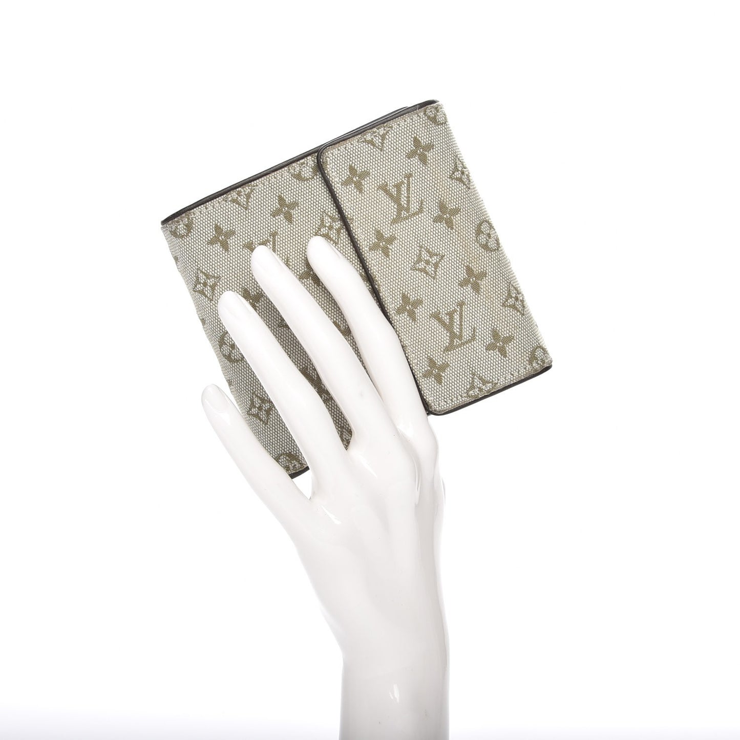 Mini Monogram Compact Wallet Kaki