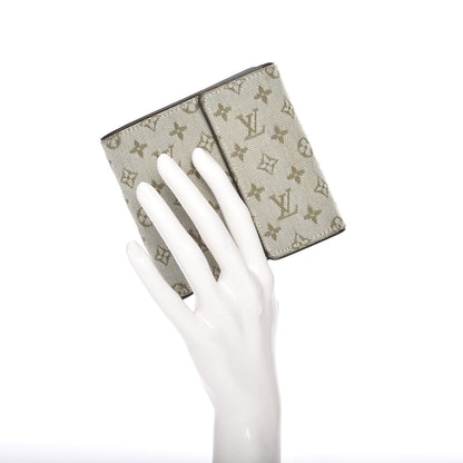 Louis Vuitton Mini Monogram Compact Wallet Kaki 2 of 7