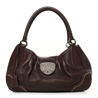 Prada Vitello Daino Tote Bruciato 1 of 12