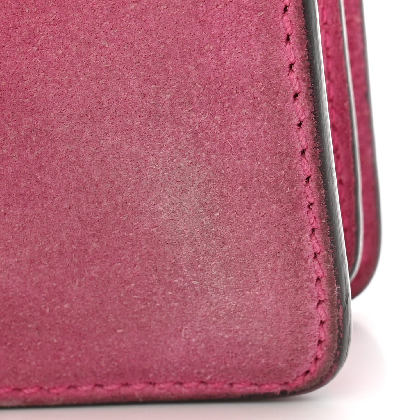 Suede Vitello Velvet Small Dionysus Shoulder Bag Pink Tropical Flower