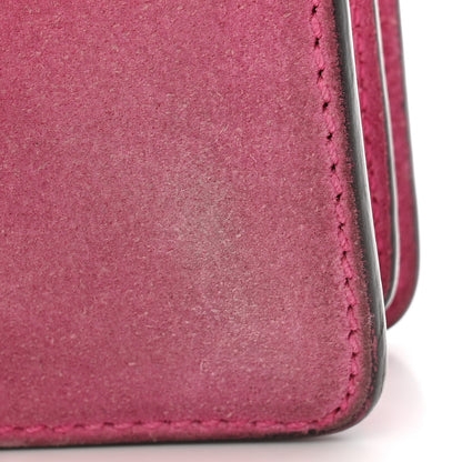 Gucci Suede Vitello Velvet Small Dionysus Shoulder Bag Pink Tropical Flower 12 of 17