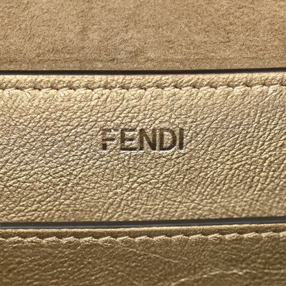 Fendi Metallic Vitello Medium Soft Peekaboo Gold 5 of 10