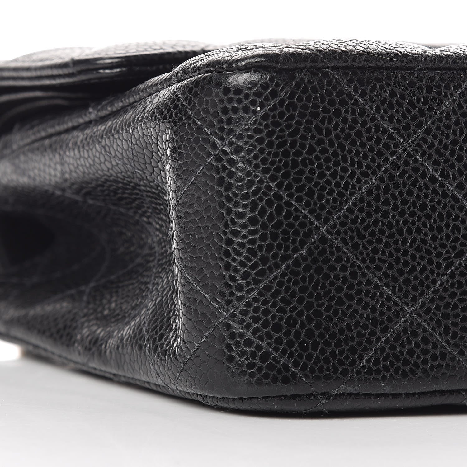 Chanel Caviar Quilted Medium Double Flap Black 9 of 12