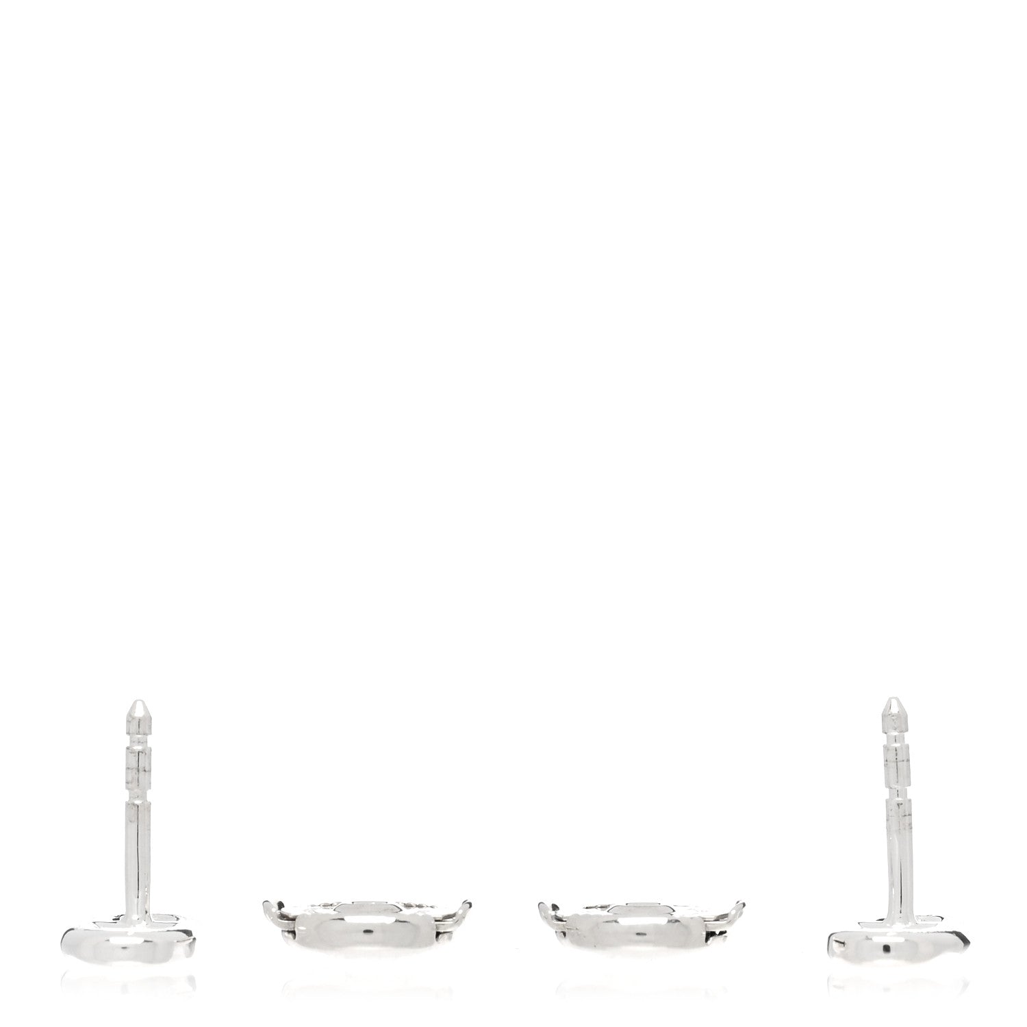 Hermes Sterling Silver TPM Farandole Earrings 3 of 5