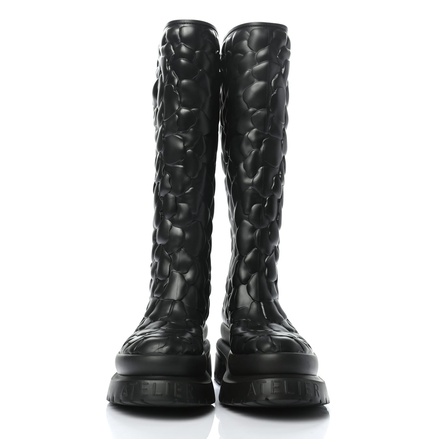 Rubber Atelier 03 Rose Edition 30/50mm Tall Rainboots 37 Black