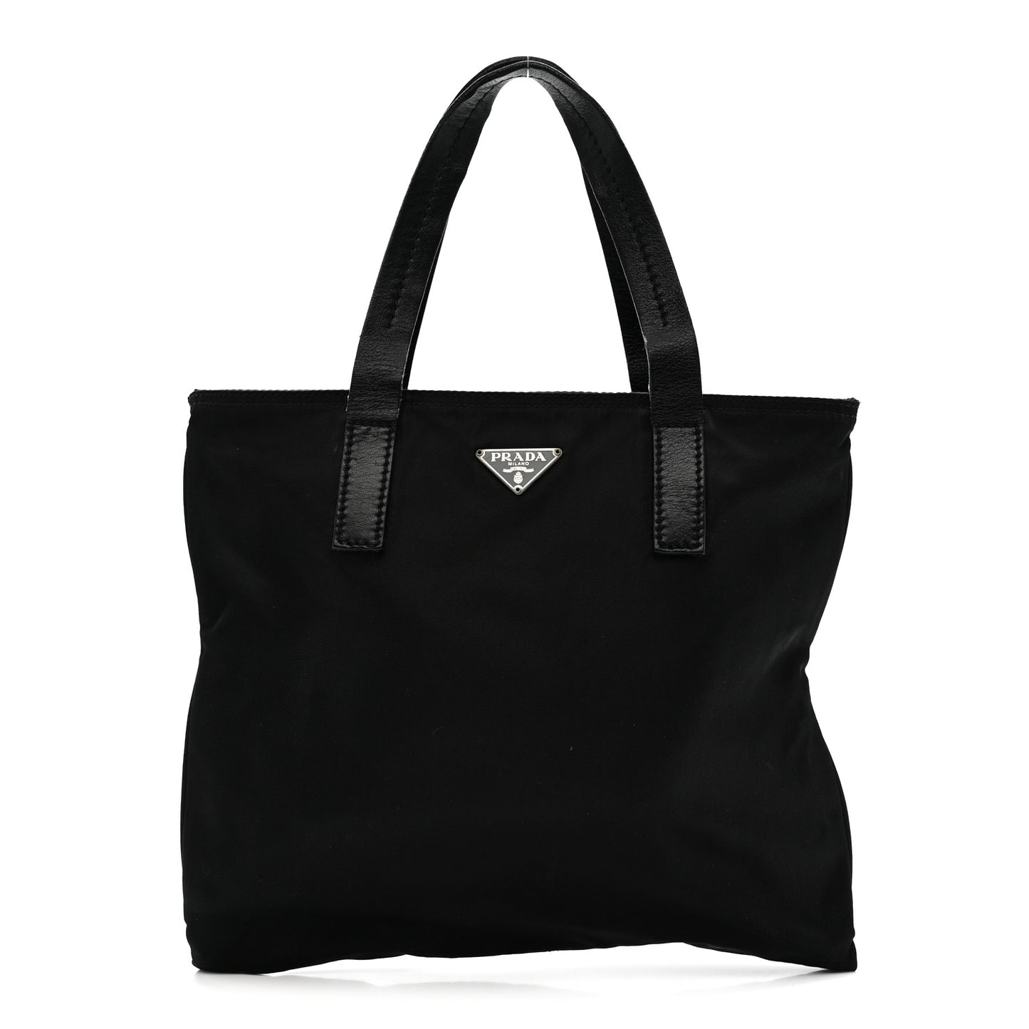 Tessuto Nylon Mini Shopping Tote Black