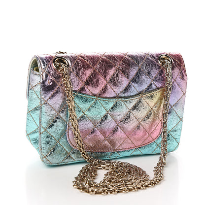 Chanel Metallic Goatskin Quilted Mini 2.55 Reissue Flap Multicolor 2 of 10