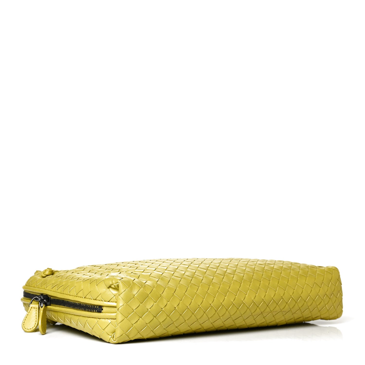 Bottega Veneta Nappa Intrecciato Pillow Crossbody Messenger Chartreuse 3 of 9