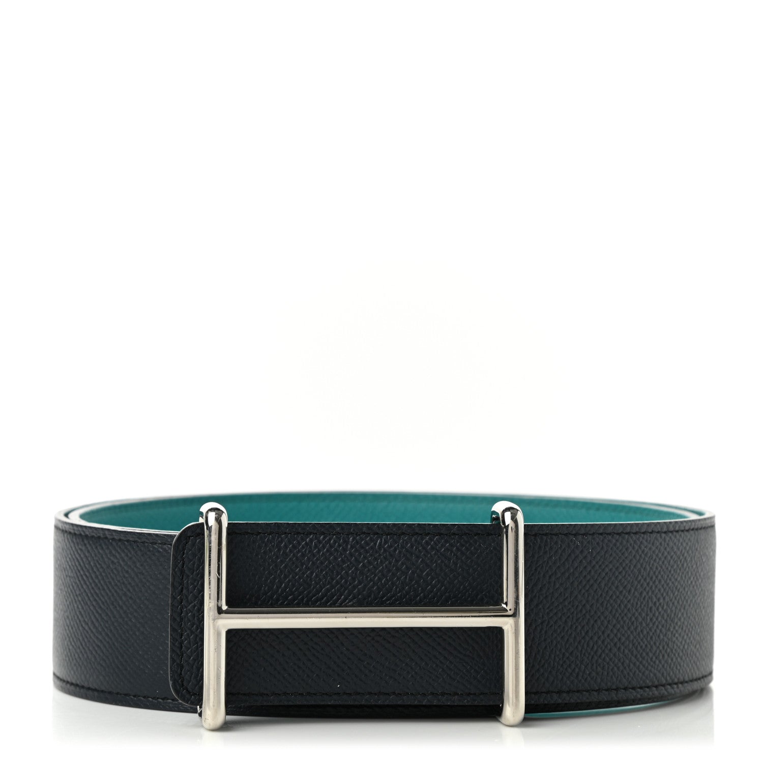 Hermes Epsom 40mm Idem Belt 90 Bleu Paon Bleu Obscur 3 of 7