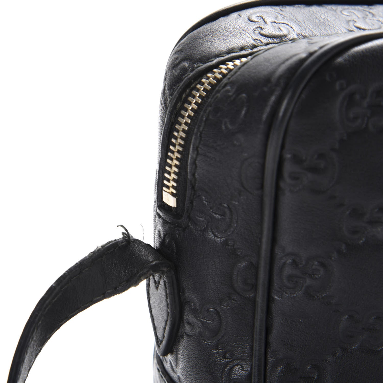 Gucci Guccissima Mini Bree Messenger Bag Black 7 of 13