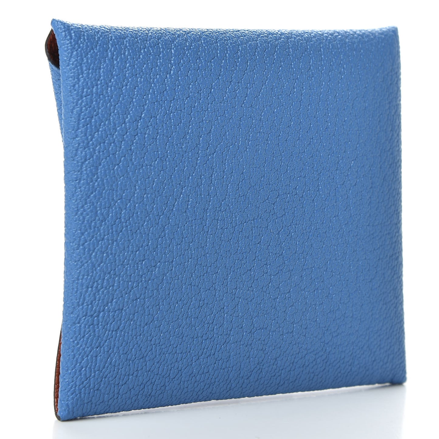 Chevre Mysore Bastia Verso Coin Purse Bleu Frida Cuivre
