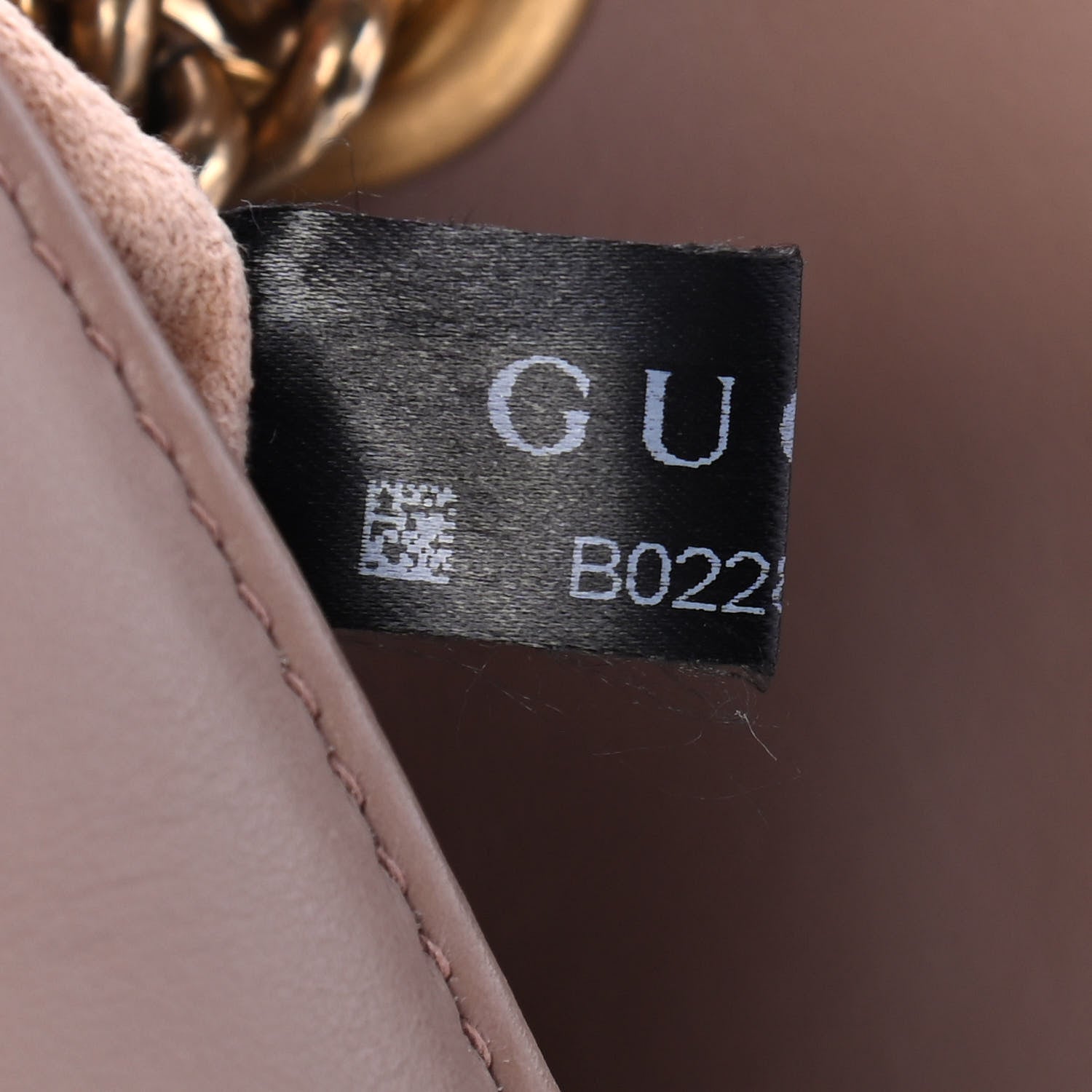 Gucci Calfskin Matelasse Mini GG Marmont Shoulder Bag Porcelain Rose 8 of 11