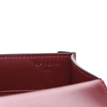 Hermes Tadelakt Mini Verrou Chaine Bag Rouge H 6 of 11