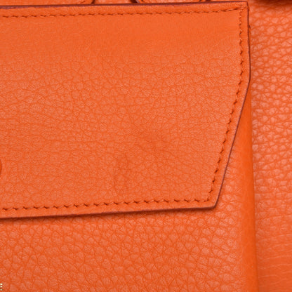 Celine Crisped Calfskin Small Tie Knot Tote Bright Orange 16 of 16