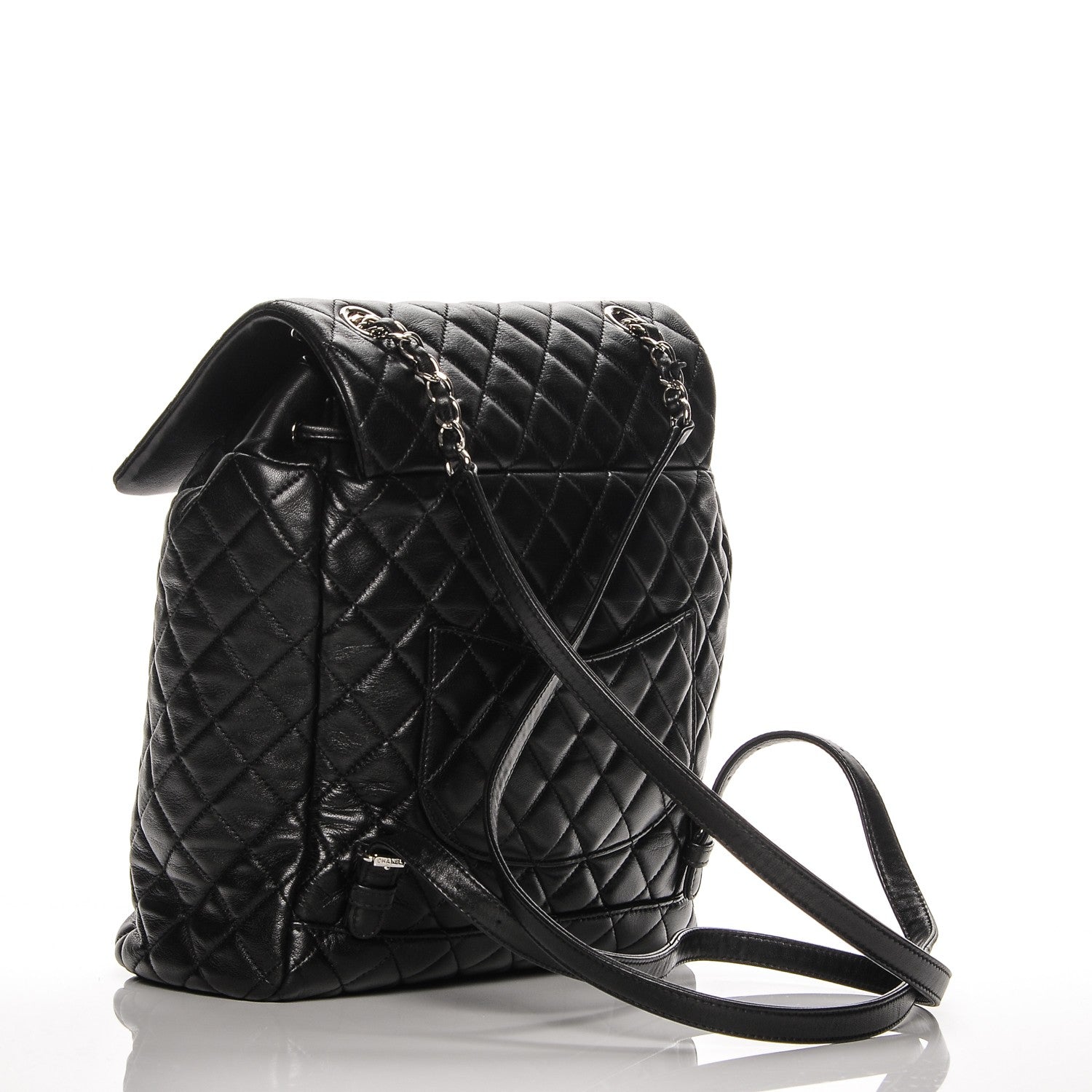 Chanel Lambskin Quilted Large Urban Spirit Backpack Black 3 of 7