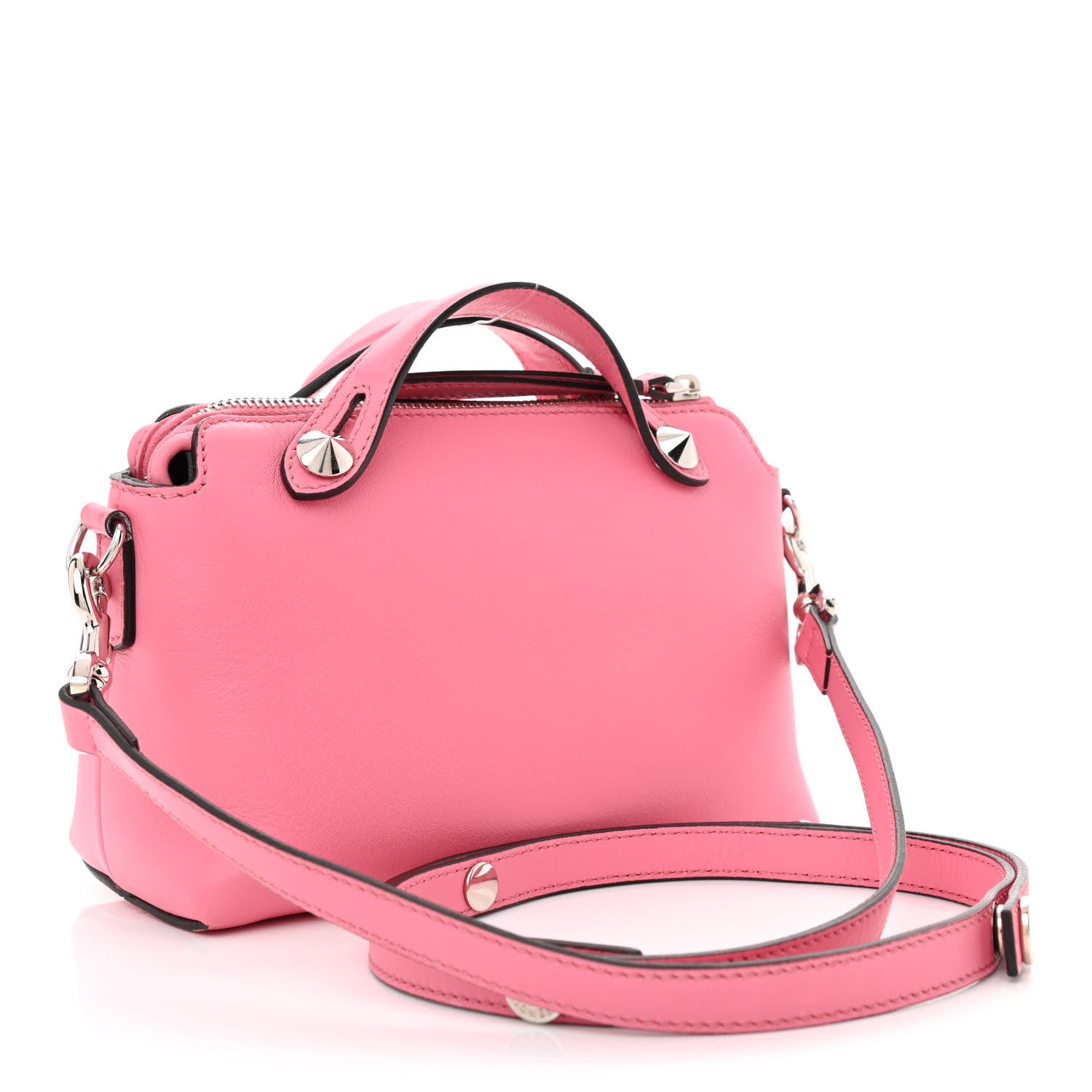 Fendi Vitello Dolce Mini By The Way Boston Bag Pink 3 of 12