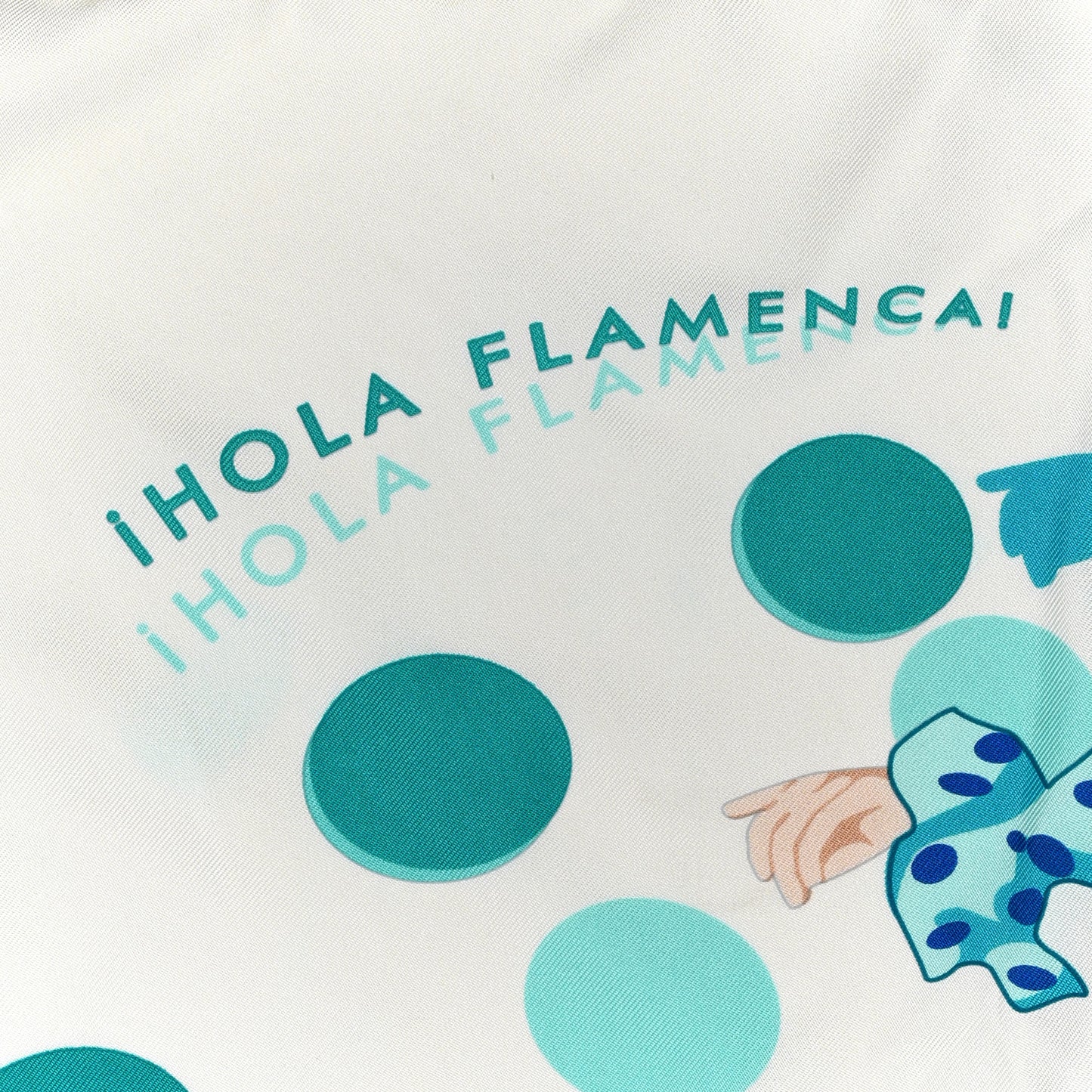 Silk Hola Flamenca Scarf 90