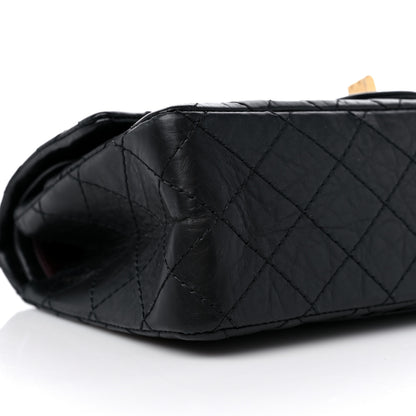 Chanel Aged Calfskin Quilted 2.55 Reissue 225 Flap Black 8 of 9