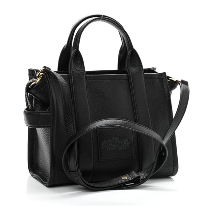 Marc Jacobs Grained Calfskin Small The Tote Bag Black 6 of 23