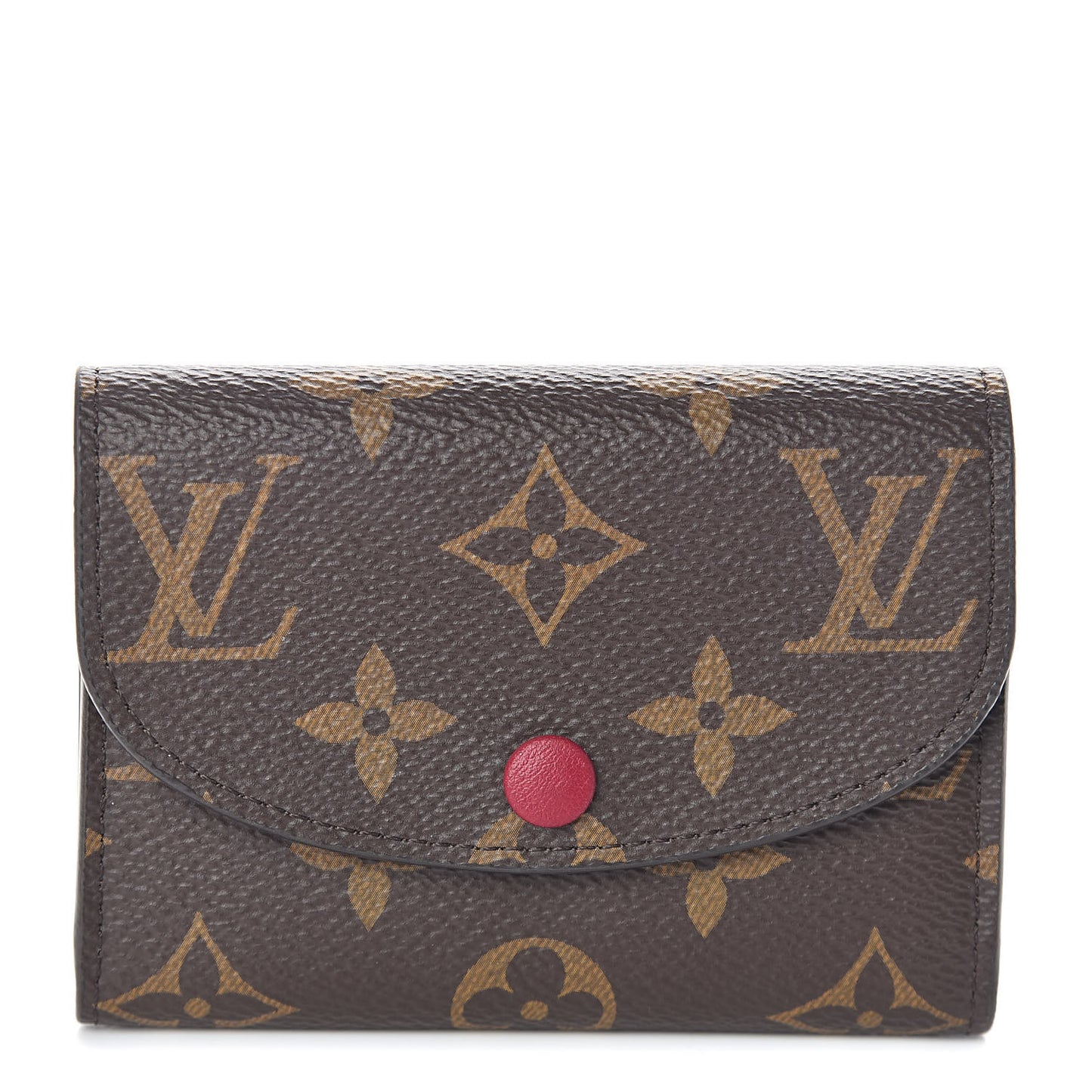 Monogram Rosalie Coin Purse Fuchsia