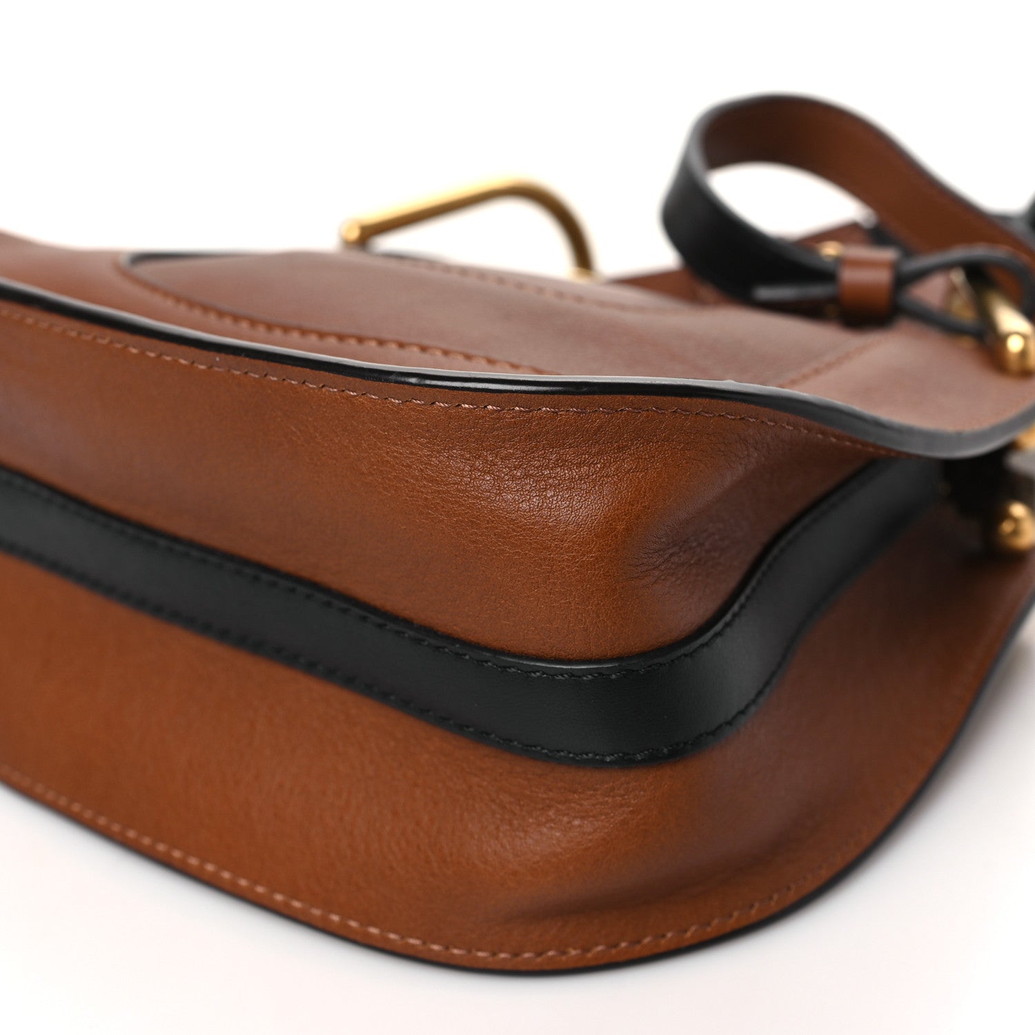 Chloe Grained Calfskin Nano Hayley Hobo  Tan 10 of 10