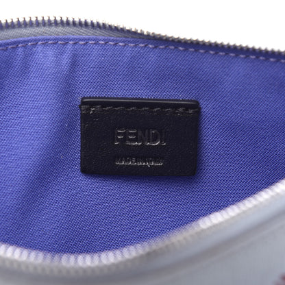 Fendi Vitello Elite Studded Hypnoteyes Zip Pouch Polvere Multicolor 6 of 6