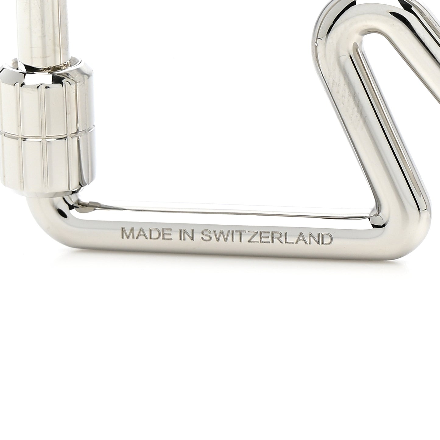 Palladium Cheval Key Ring