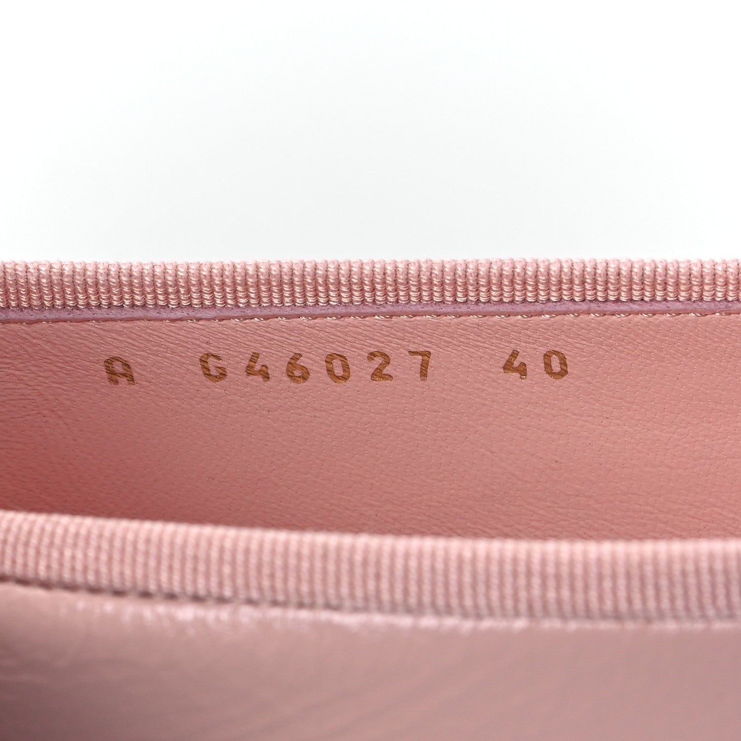 Chanel Shiny Crumpled Calfskin Patent CC Cap Toe Ballerina Flats 40 Light Pink Black 8 of 9