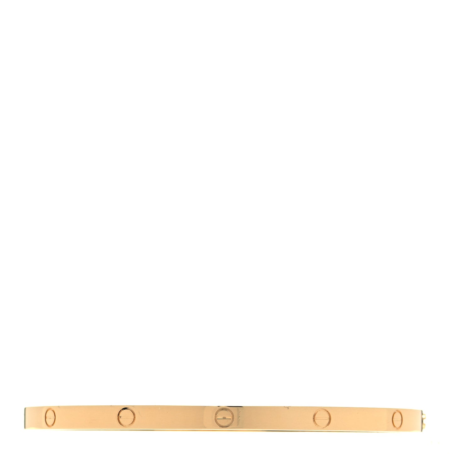 18K Yellow Gold Small LOVE Bracelet 17