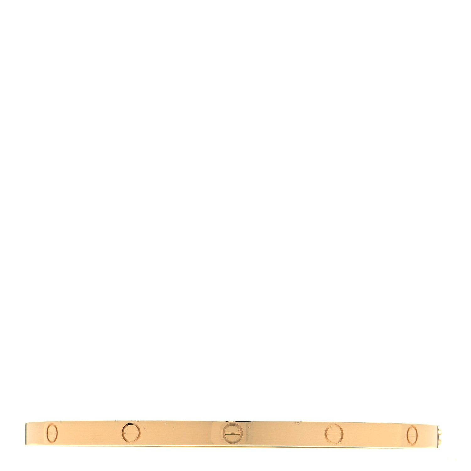 Cartier 18K Yellow Gold Small LOVE Bracelet 17 3 of 6